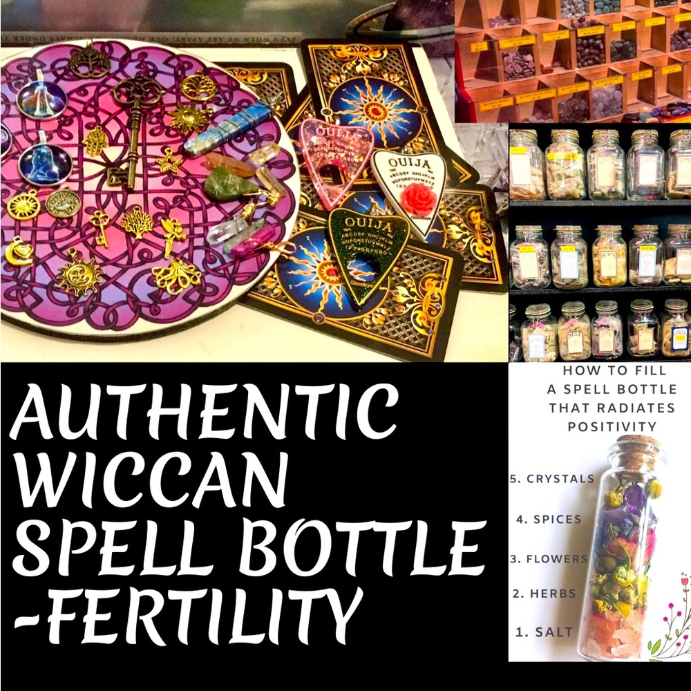 🔮Genuine Wiccan Spell Bottle for FERTILITY